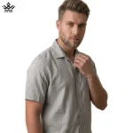 پیراهن آستین کوتاه لینن بامبو Stin Man کد ۳۴۰۳ - تصویر 8