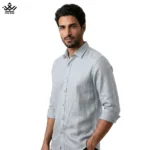 پیراهن آستین بلند لینن Stin Man کد ۳۵۰۴ - تصویر 10