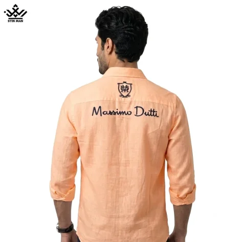 پیراهن آستین بلند Massimo Dutti کد 3515 نمای پشت